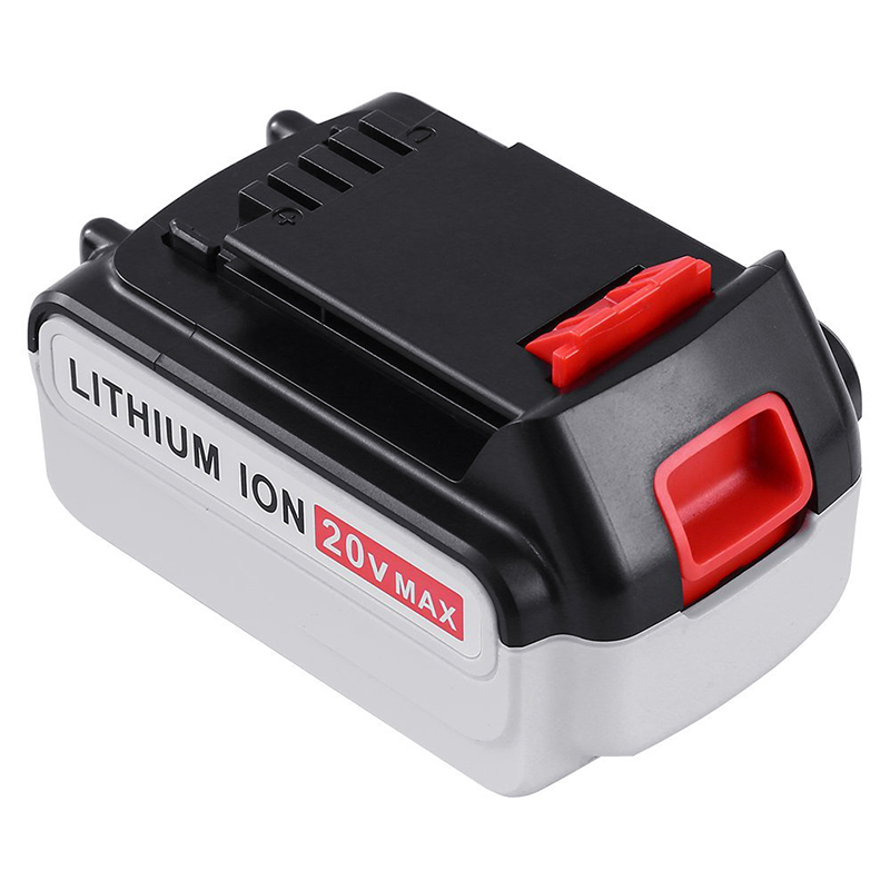 Maidir le Black \u0026 Decker LB20, LBX20, LBX4020, LB2X4020 Cadhnraí Uirlis Athsholáthair Pacáiste Ceallraí Li-ian 20V 6000mAh