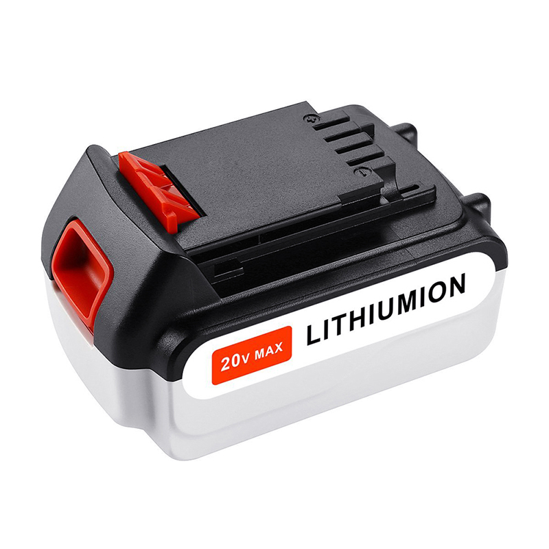 Maidir le Black \u0026 Decker LB20, LBX20, LBX4020, LB2X4020 Cadhnraí Uirlis Athsholáthair Pacáiste Ceallraí Li-ian 20V 6000mAh